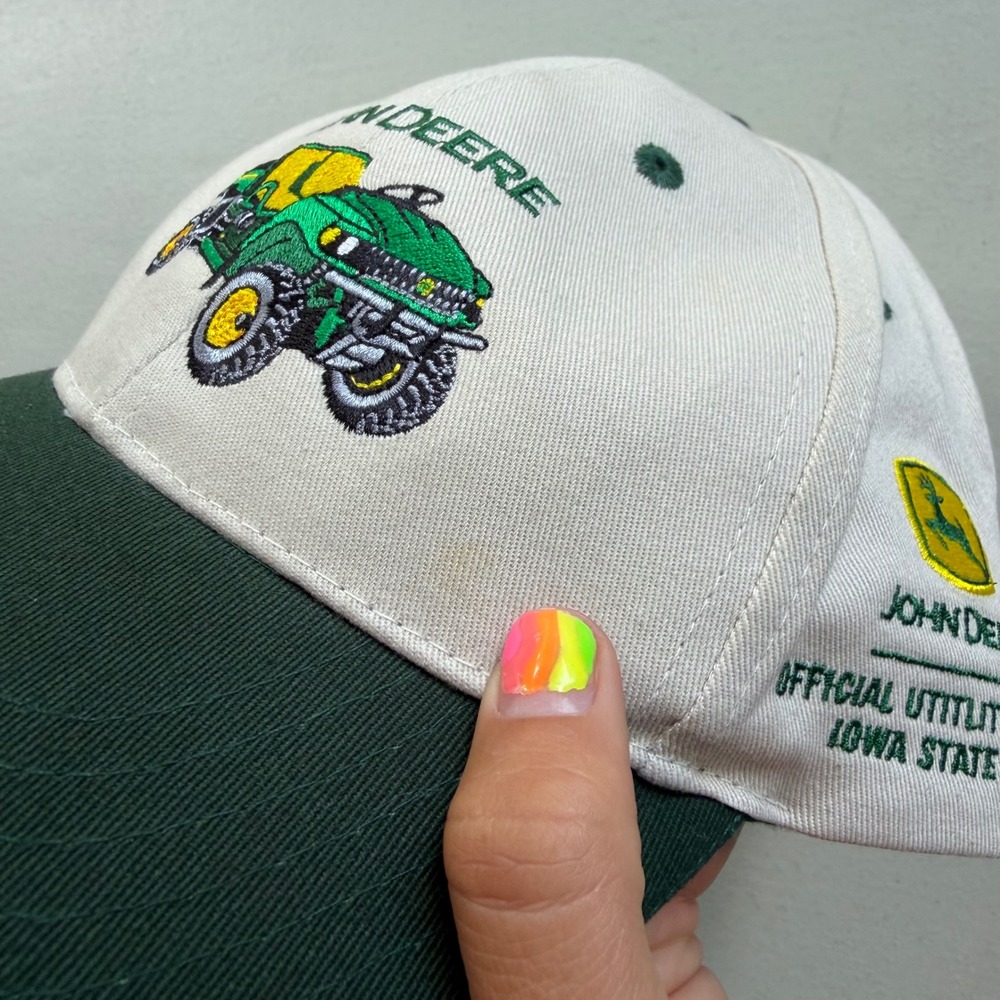 John Deere 2005 Collector Serie Hat Iowa State Fair Green White K-Products Gator - Picture 6 of 14